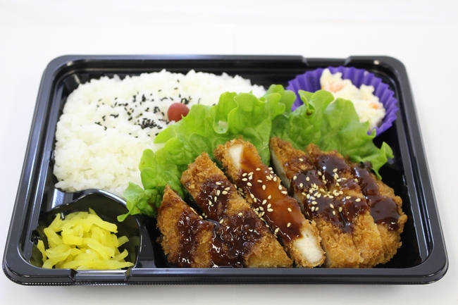 日替わり弁当３種例､特製ソースとんかつ弁当
