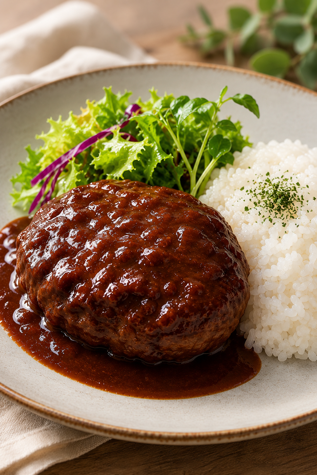 アグー豚100％ハンバーグプレート