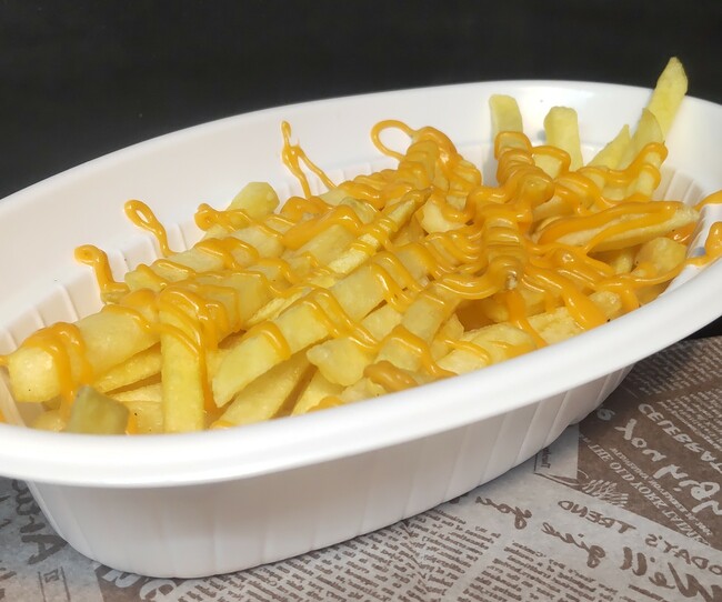 フライドポテトチーズソース