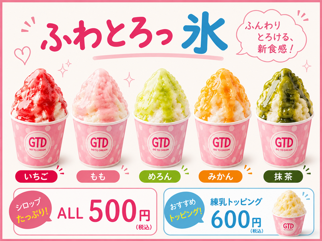 自家製生シロップふわとろっ氷ミニサイズ