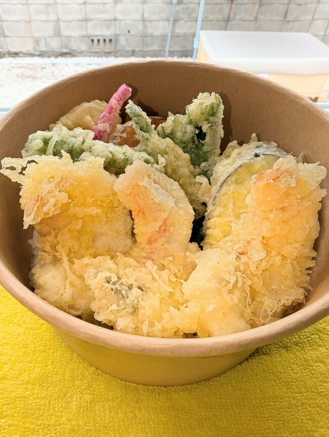 満腹とり天丼