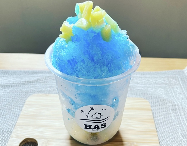 ふわふわかき氷 パインブルー