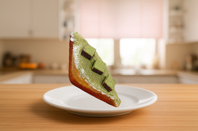 抹茶生チョコ揚げサンド