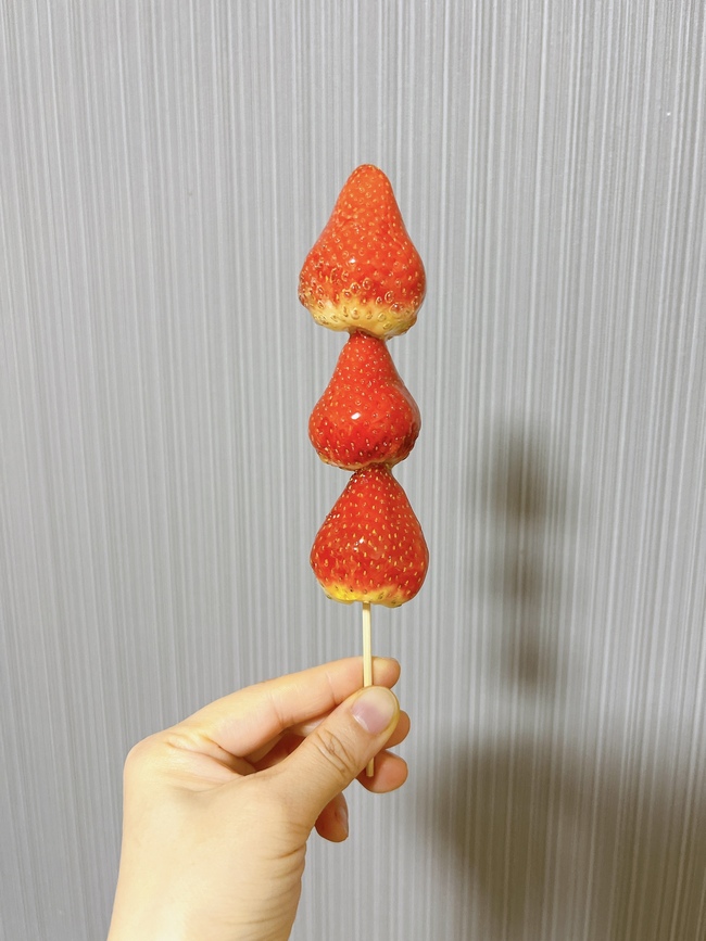 無添加いちご飴