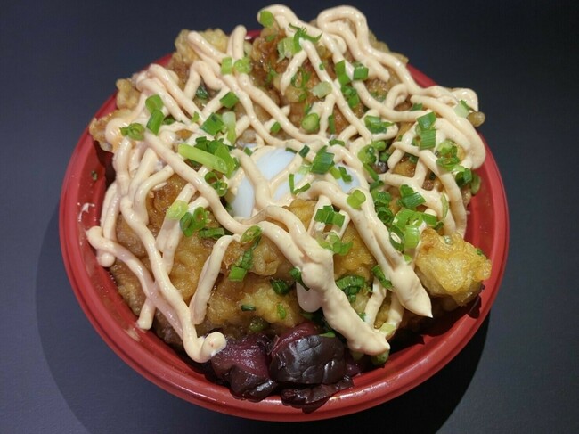 とり天丼　明太マヨ