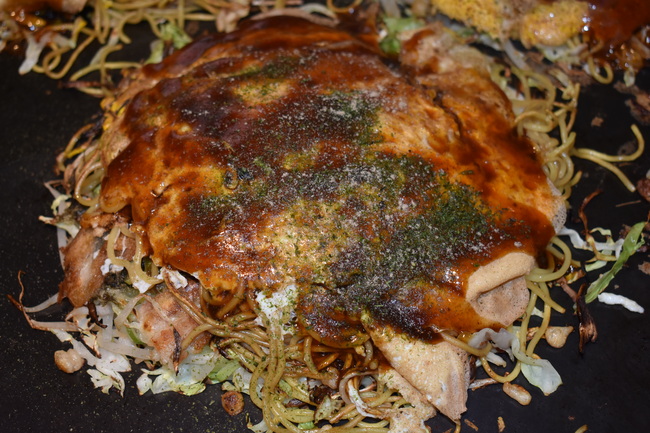 広島お好み焼き（肉玉そば）