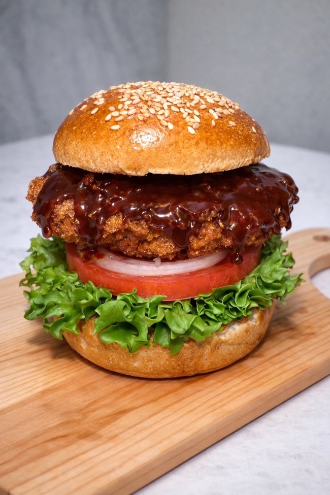 ロースカツバーガー