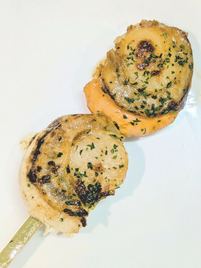 ホタテバター串２本