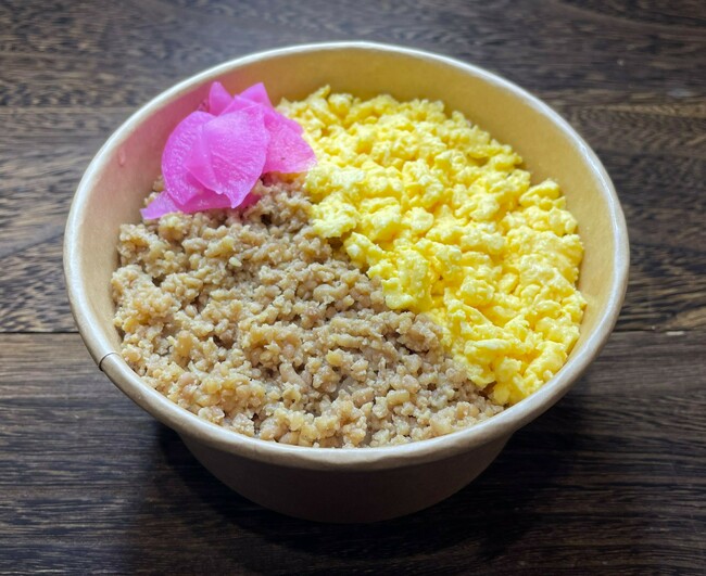 鶏そぼろごはん　大学