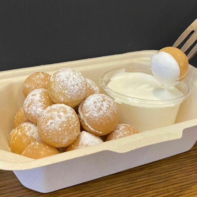 ディップで食べるベビーカステラ