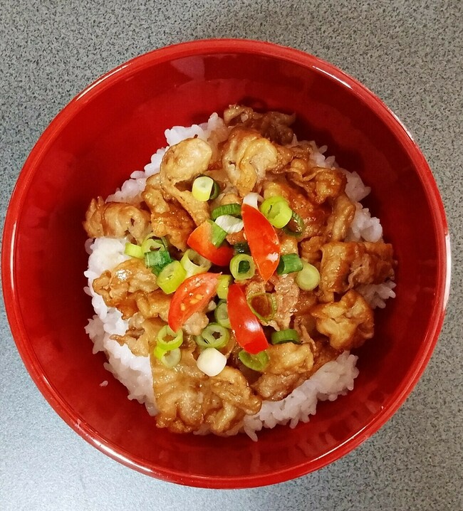 鶏あま辛どんぶり