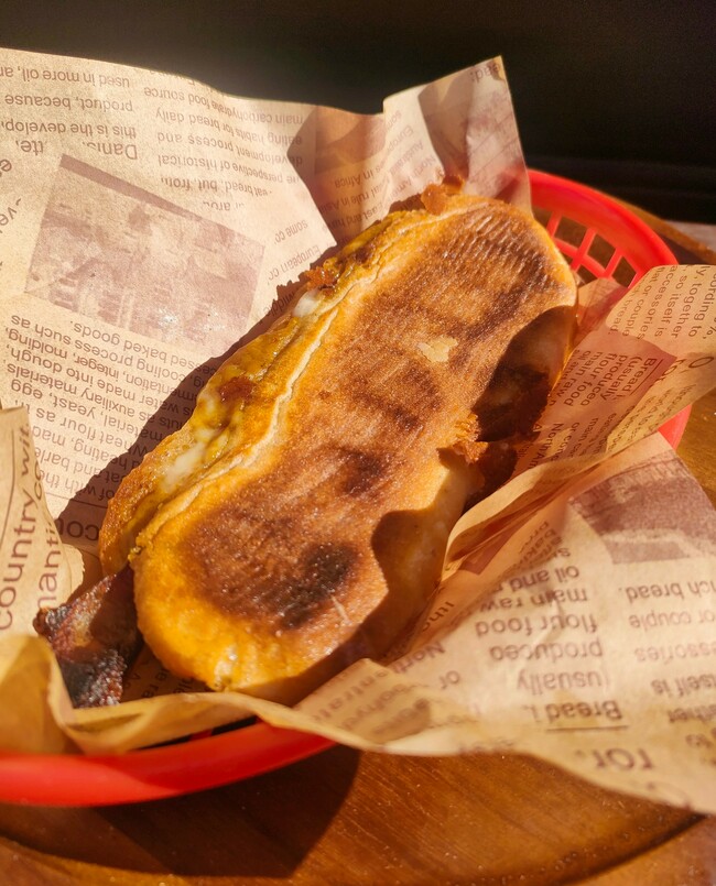 ぺったんこカレーパニーニ