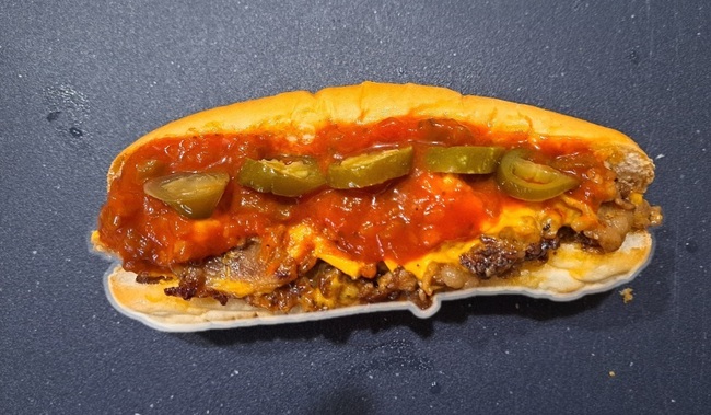 チーズステーキサンドスパイシー