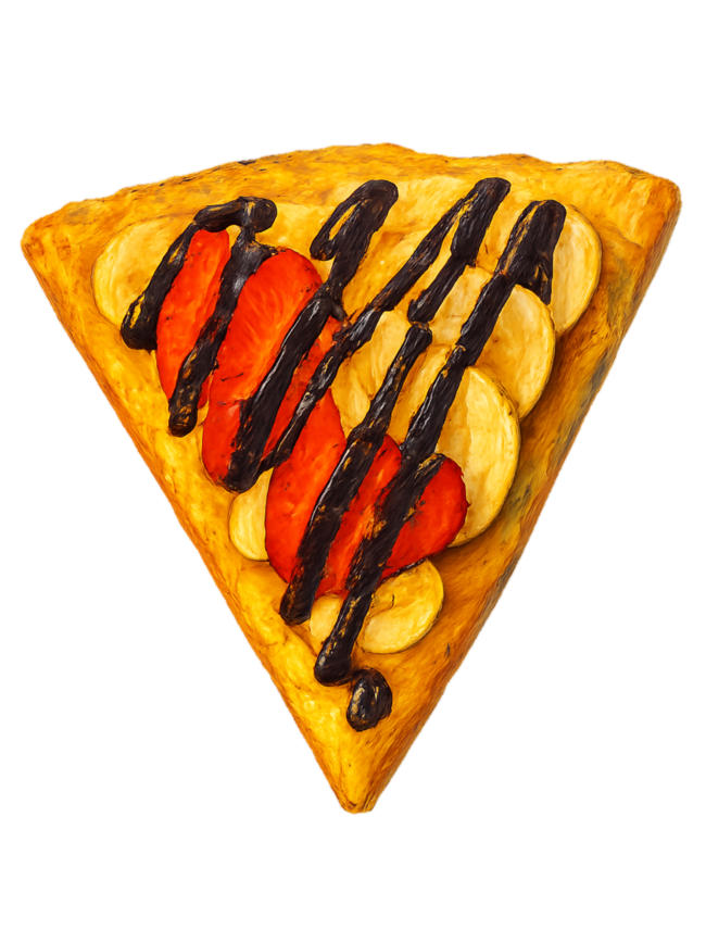 イチゴバナナチョコカスタード