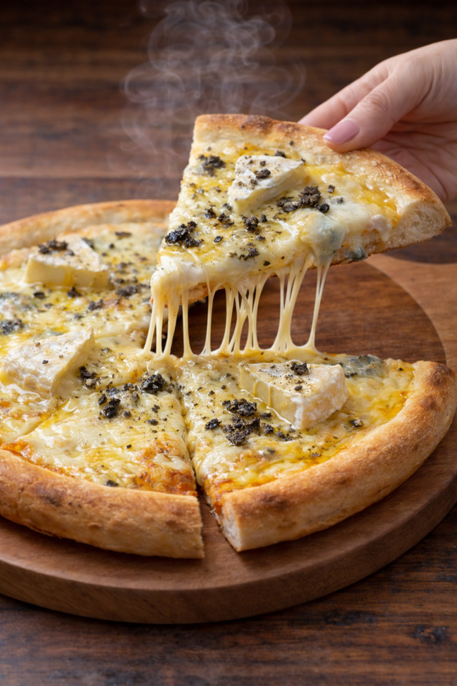 トリュフ香る４種のチーズピザ