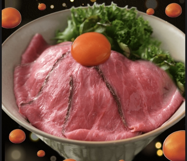 金のローストビーフ丼