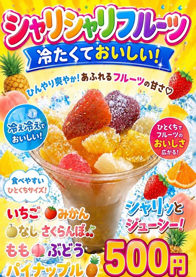 シャリシャリフルーツ