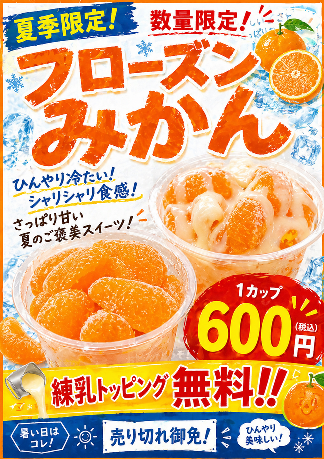 フローズンみかん