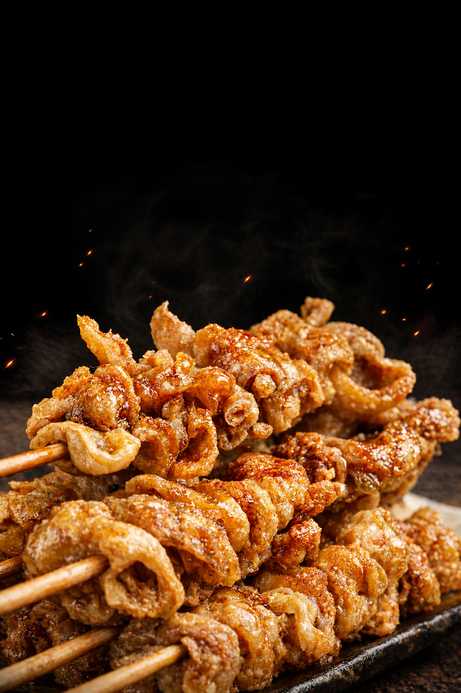 鶏皮串