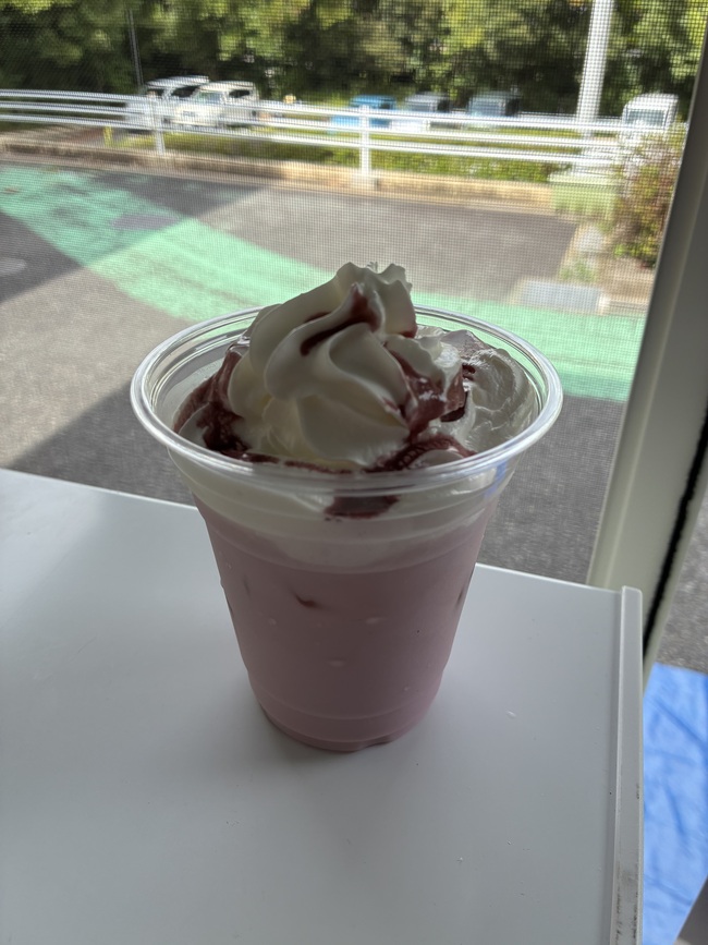 紫いもラテ