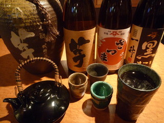 鹿児島から直送の焼酎