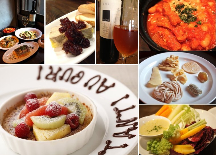 旬の食材を活かしたカジュアルイタリアン