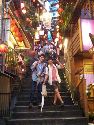 2013年勤続5年の記念旅行は台湾