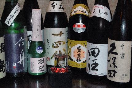 日本酒もこだわりをお伝えします。
