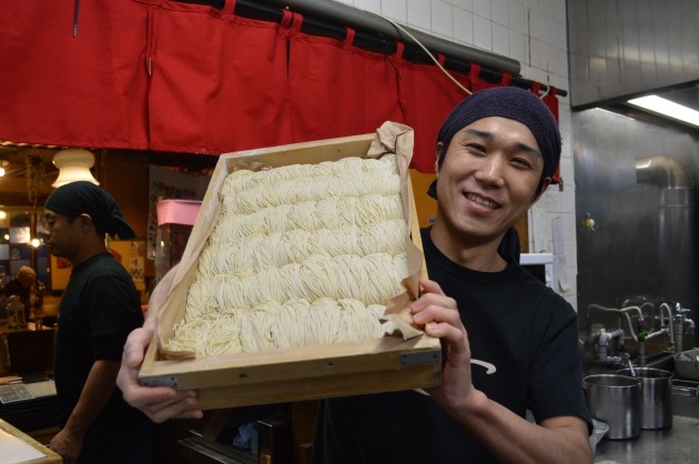 自家製麺です!