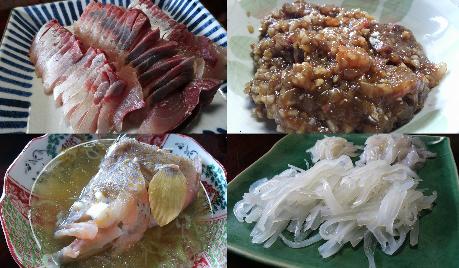 (6)仕事の後は、本物の今獲れ漁師料理!