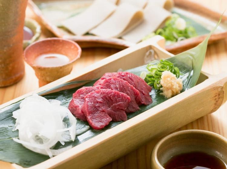 信州産の馬刺し!