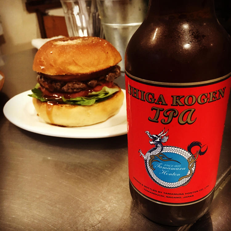 自慢のハンバーガー♪