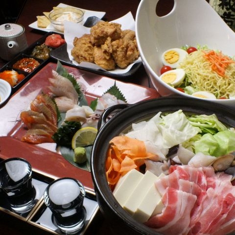 北海道の新鮮な魚介類を堪能できます