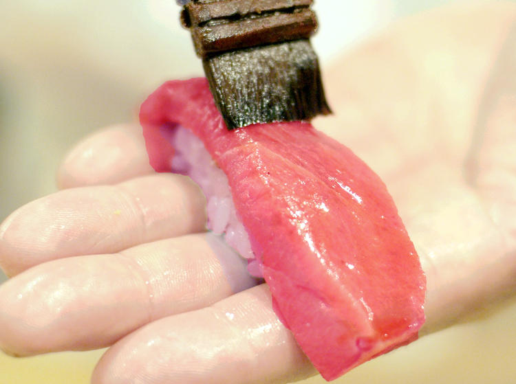 豊洲でも最高級の 近海の本生鮪