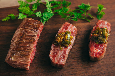最高級のお肉を使用した一品