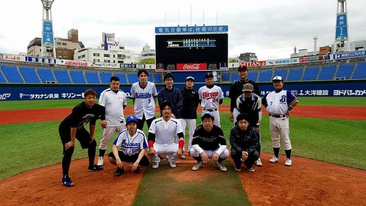 横浜スタジアムでの野球大会