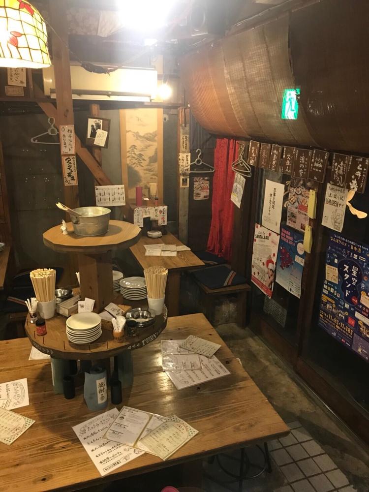 1階のテーブル