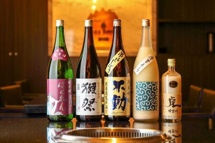 お酒にもこだわります