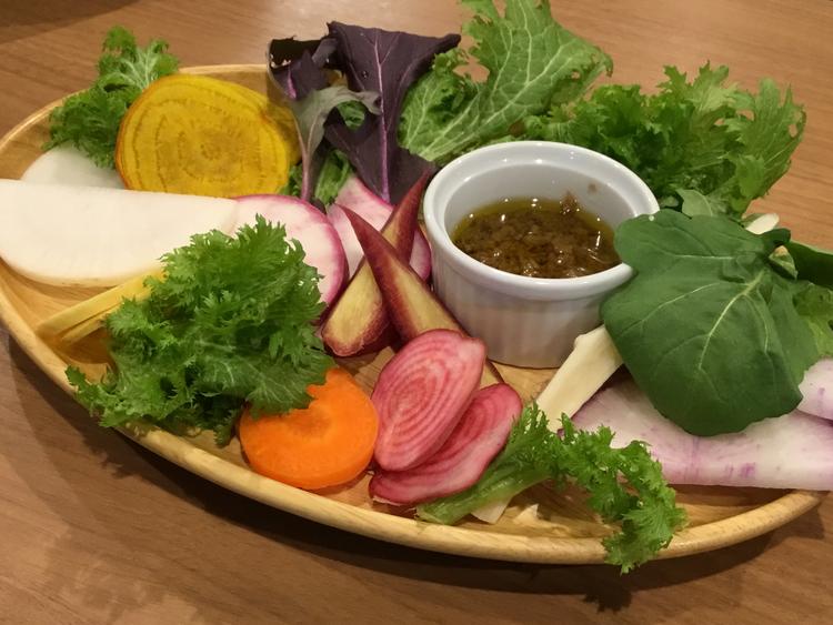 木の里農園有機野菜のバーニャカウダ