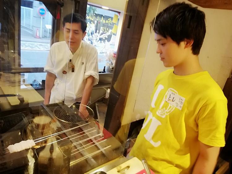 炭焼きの旨い魚、食べに来てみて!