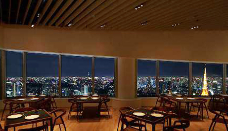 東京タワーとスカイツリーが見える絶景
