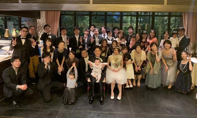 従業員の結婚式ではまるで元スタッフ同窓会
