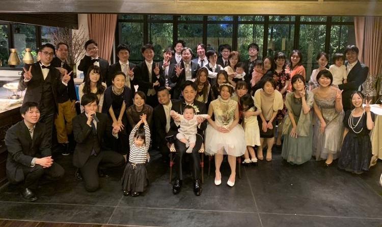 従業員の結婚式ではまるで元スタッフ同窓会