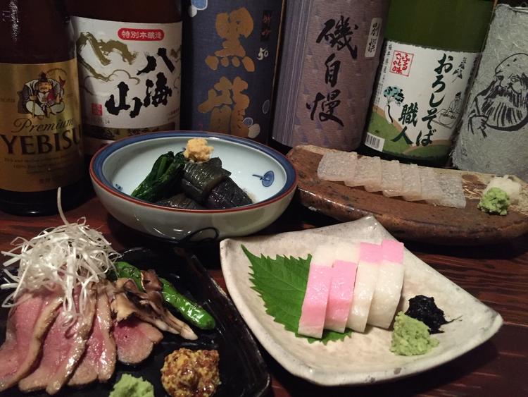 お酒にあう酒肴も用意しています