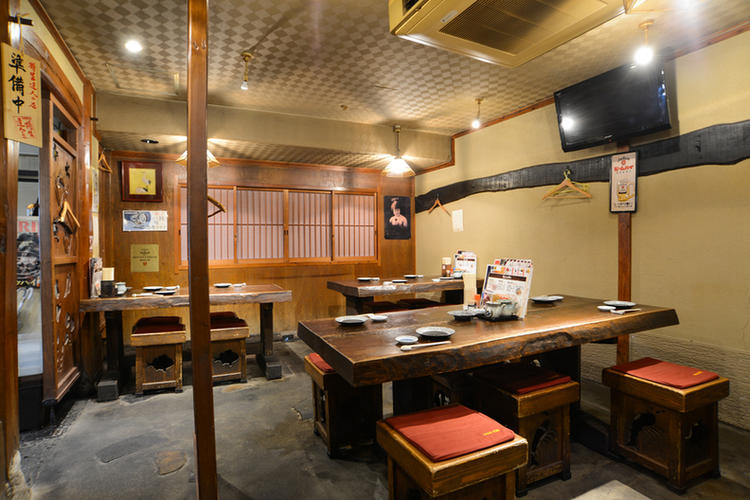 広い店内の様子