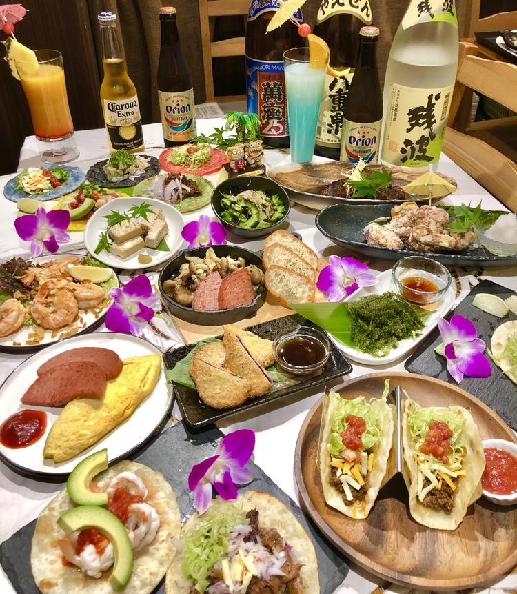 海ぶどうや沖縄料理もたくさんあります☆