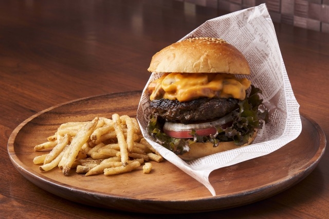 新たにオープンしたハンバーガーショップ