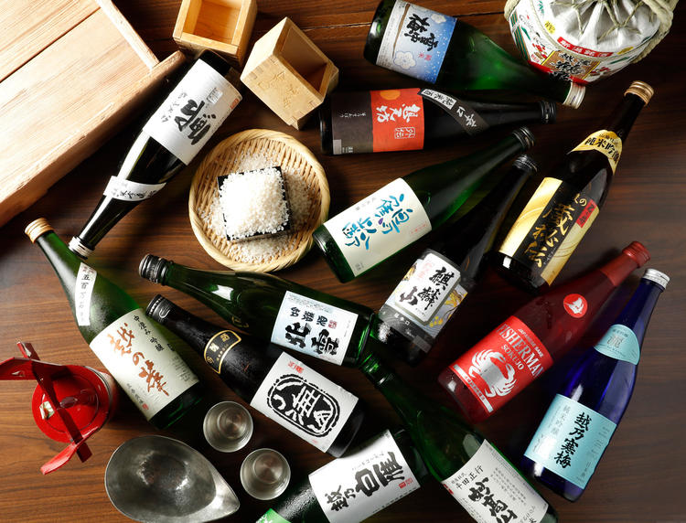 日本酒の品揃えは随一!