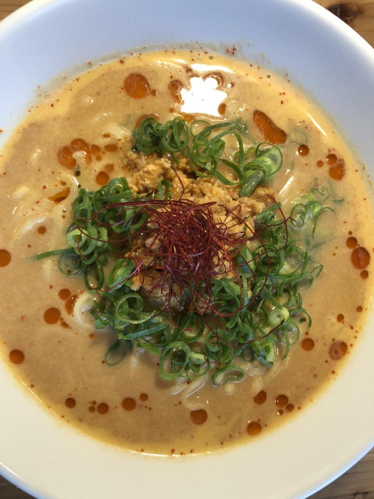 以前から人気の豆乳担々麺