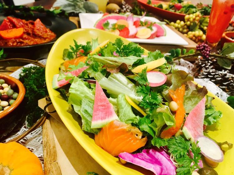新鮮お野菜もたっぷり